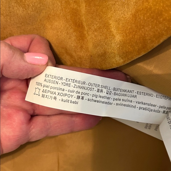 NWT Zara Camel Suede Mini Skirt - Picture 8 of 10